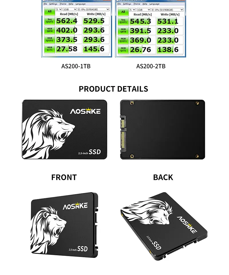 Aosenke 2.5 inch SATA 3 SSD