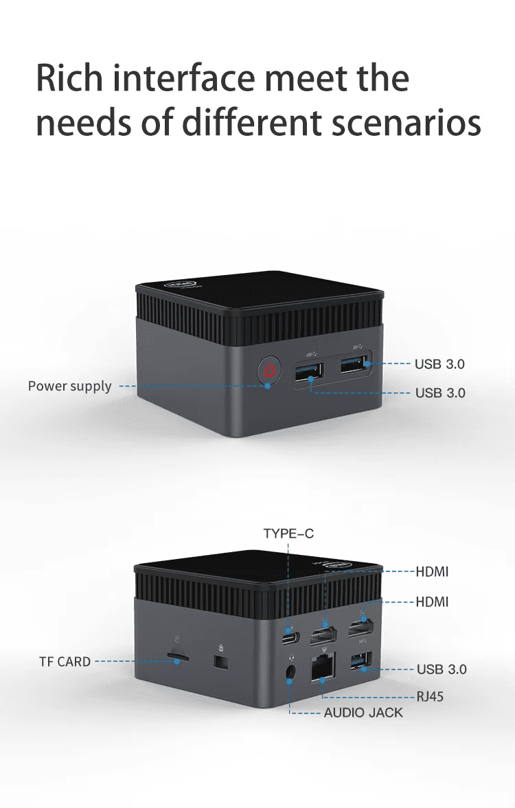 M6S N100 Mini PC