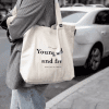 shopping canvas tote bag