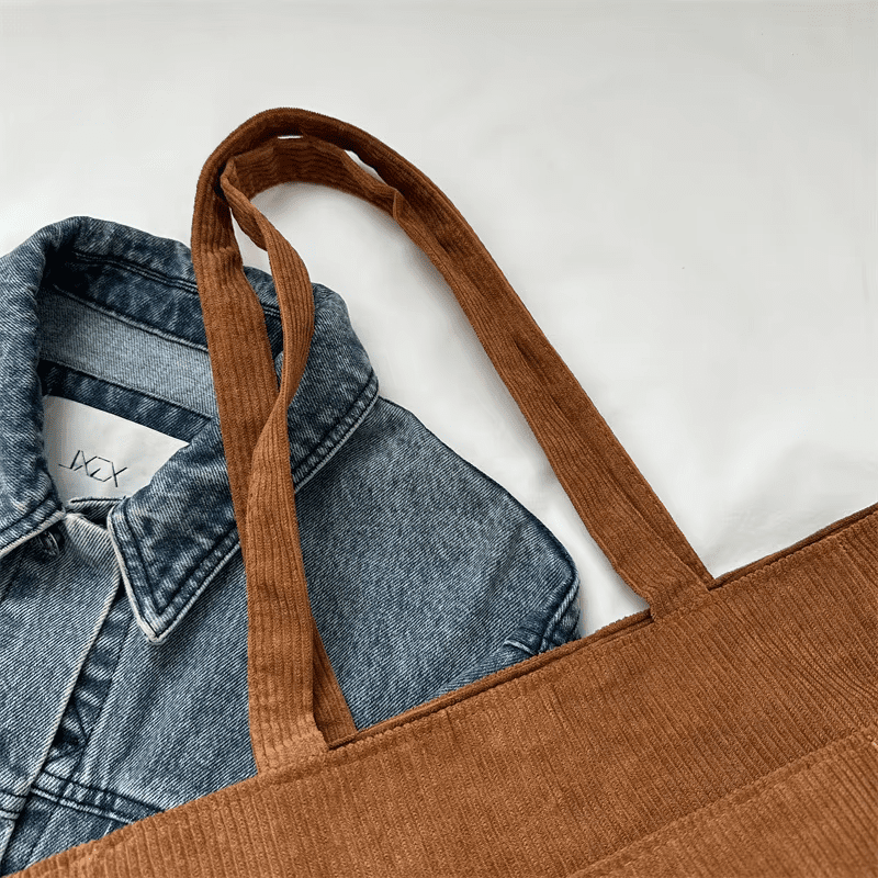 Corduroy Tote Bag