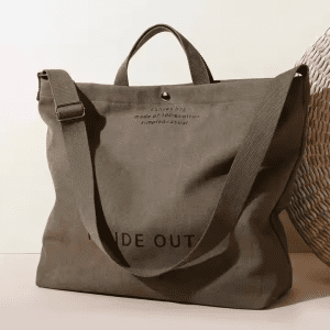 large canvas tote bag