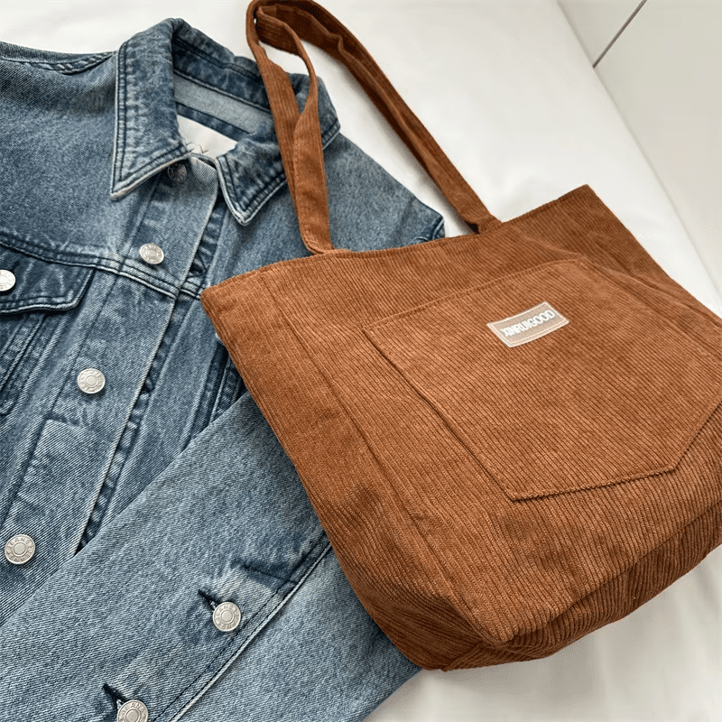 Corduroy Tote Bag