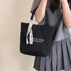 Canvas Bucket Tote Bag