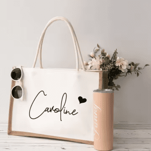 Custom Burlap Tote Bags