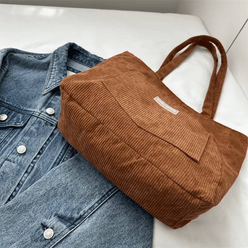 Corduroy Tote Bag