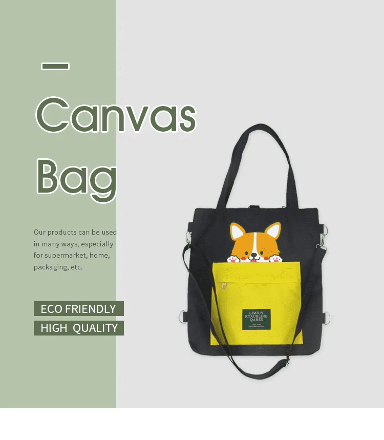 Canvas Cute Shoulder Bag