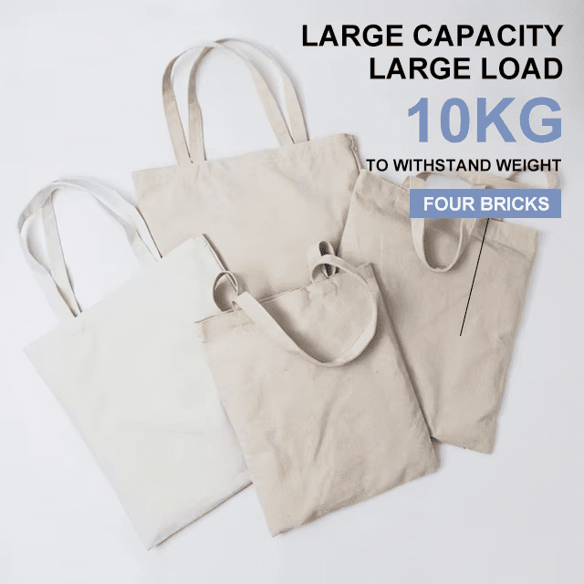 Cotton Canvas Tote Bag