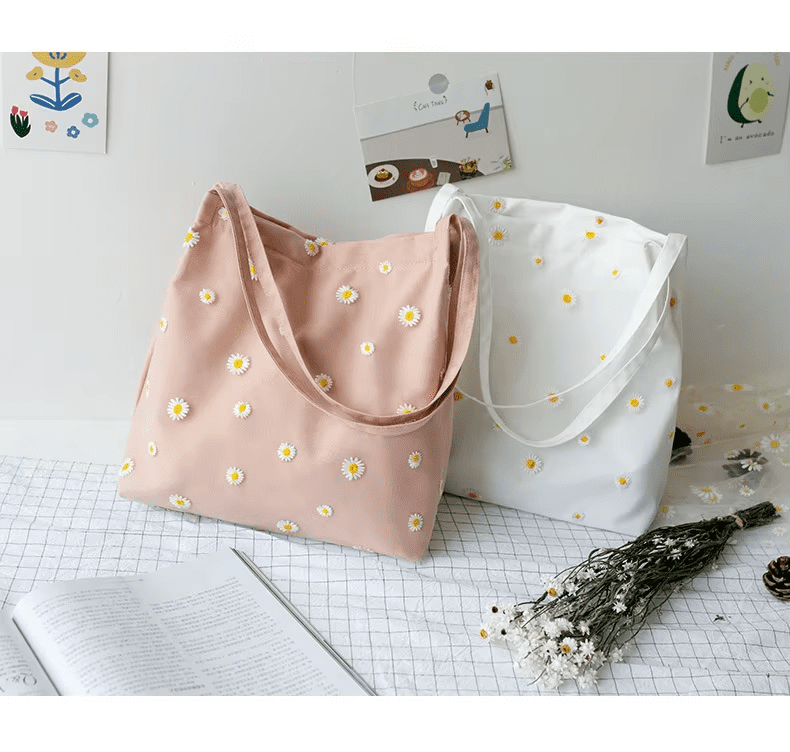 Daisy Shopping Tote Bag