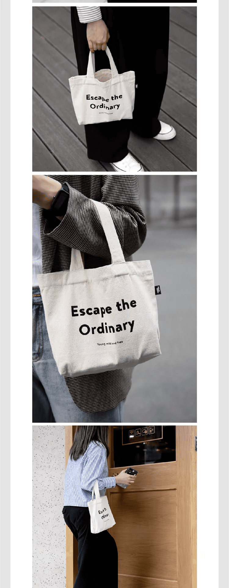 shopping canvas tote bag