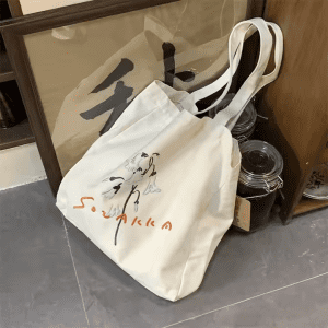 Simple new canvas tote bag