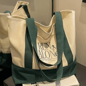 canvas shopping tote bag