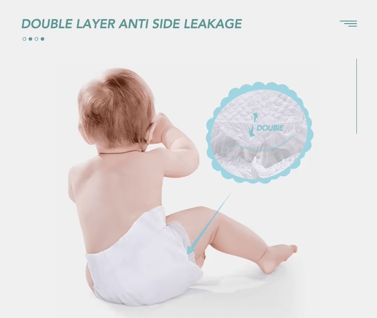 Loose baby diaper pants