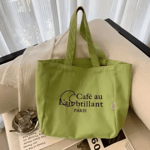 cotton canvas tote bag