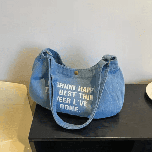 fashion Denim shopping bags