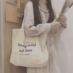 Cotton Canvas Tote Bag