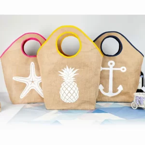 Jute beach bag