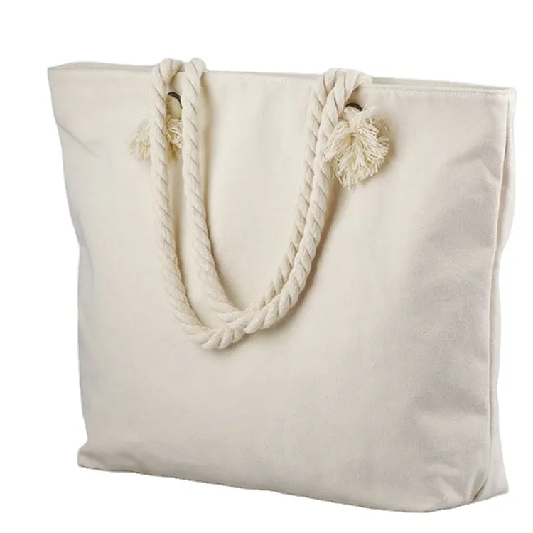 Canvas beach bags