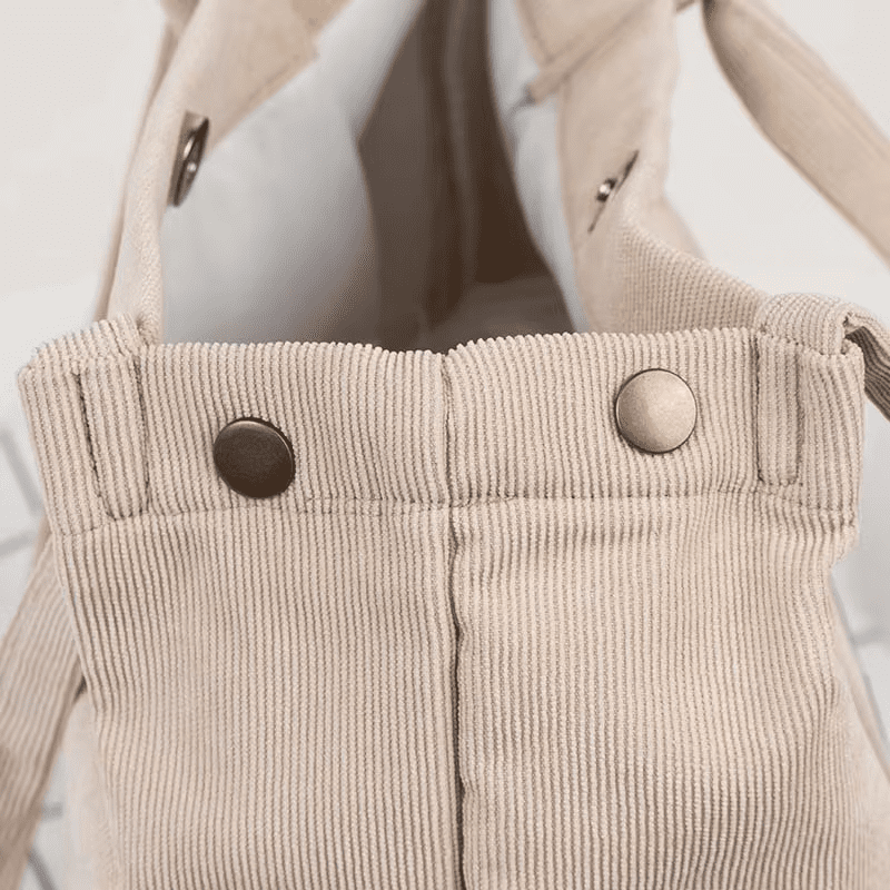 Shoulder Corduroy Tote Bag