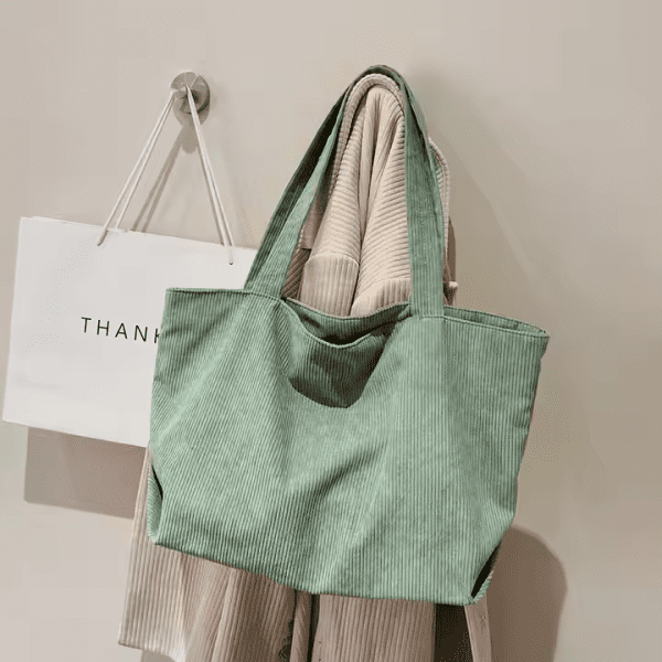 Corduroy Tote Bag