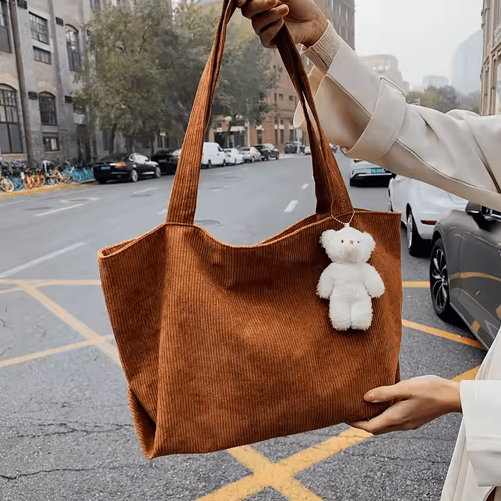 Corduroy Tote Bag