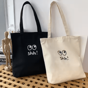 colored tote bags