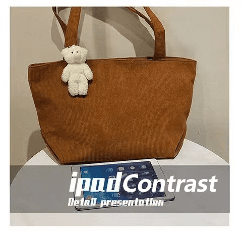 Corduroy Tote Bag