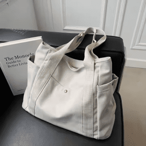 Cotton Canvas Tote Bag