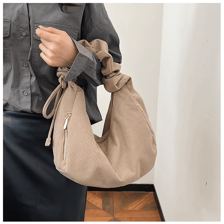 corduroy shoulder bag