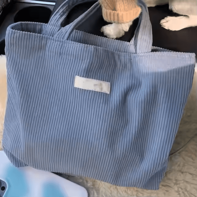 Corduroy Tote Bag