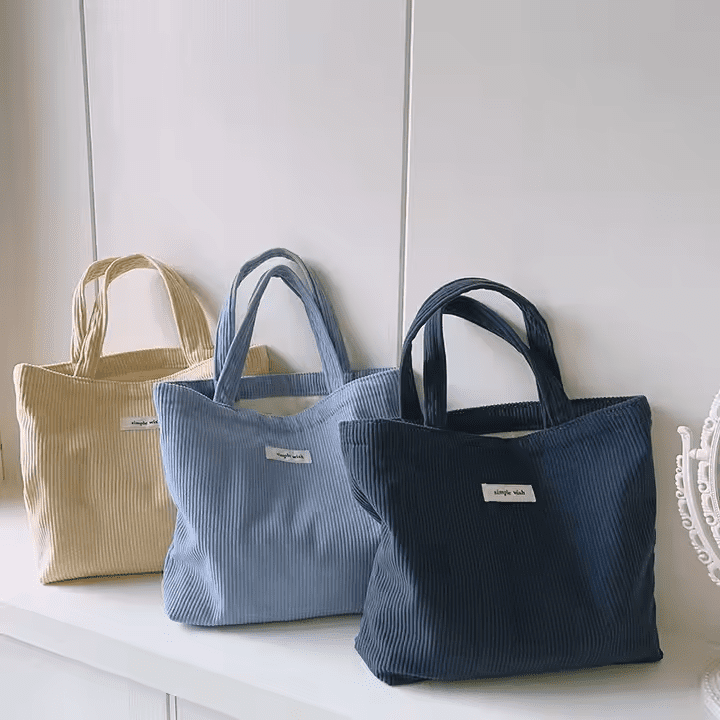 Corduroy Shopping Bag