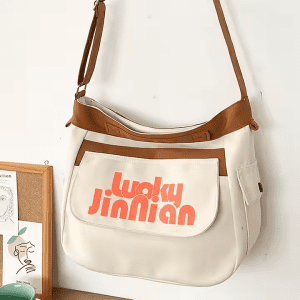 nylon Crossbody Tote Bag