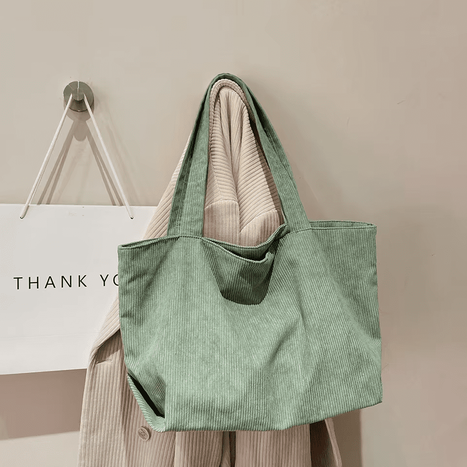 Corduroy Tote Bag