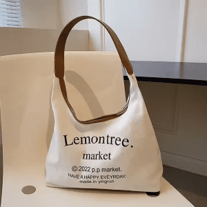 Cotton Canvas Tote Bag