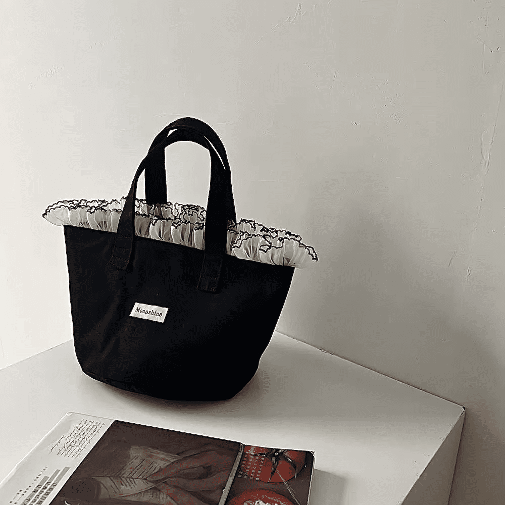 mini canvas tote bag