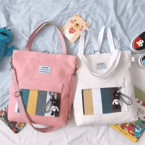 cute canvas tote bag