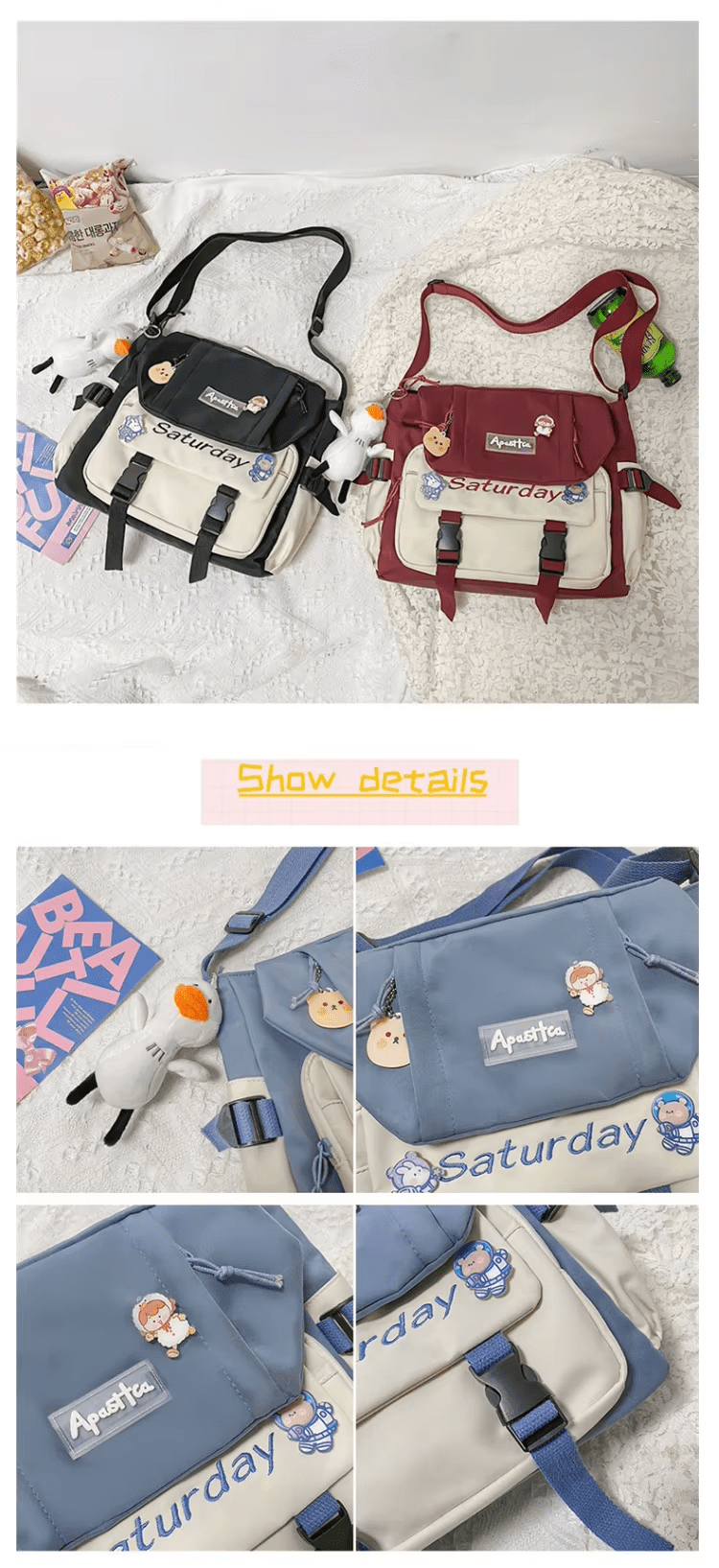 nylon Crossbody Bag