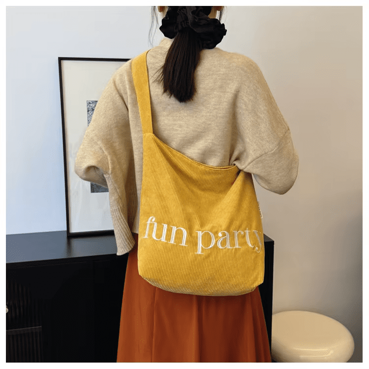 Corduroy Crossbody Bag