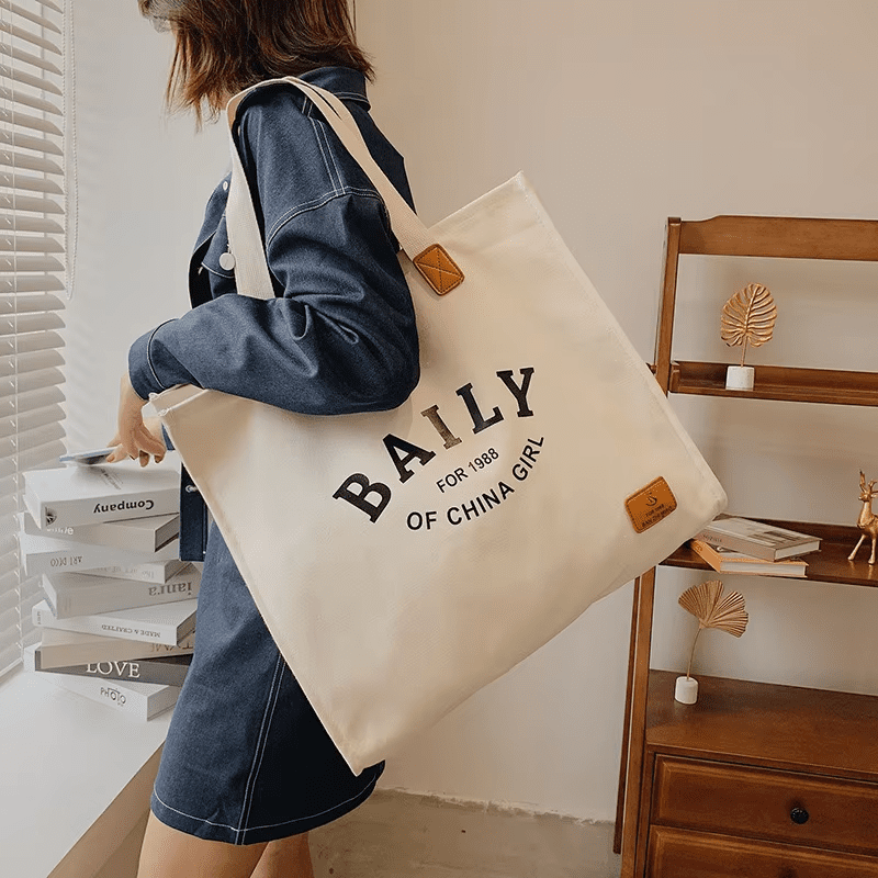 Cotton Large Tote Bag