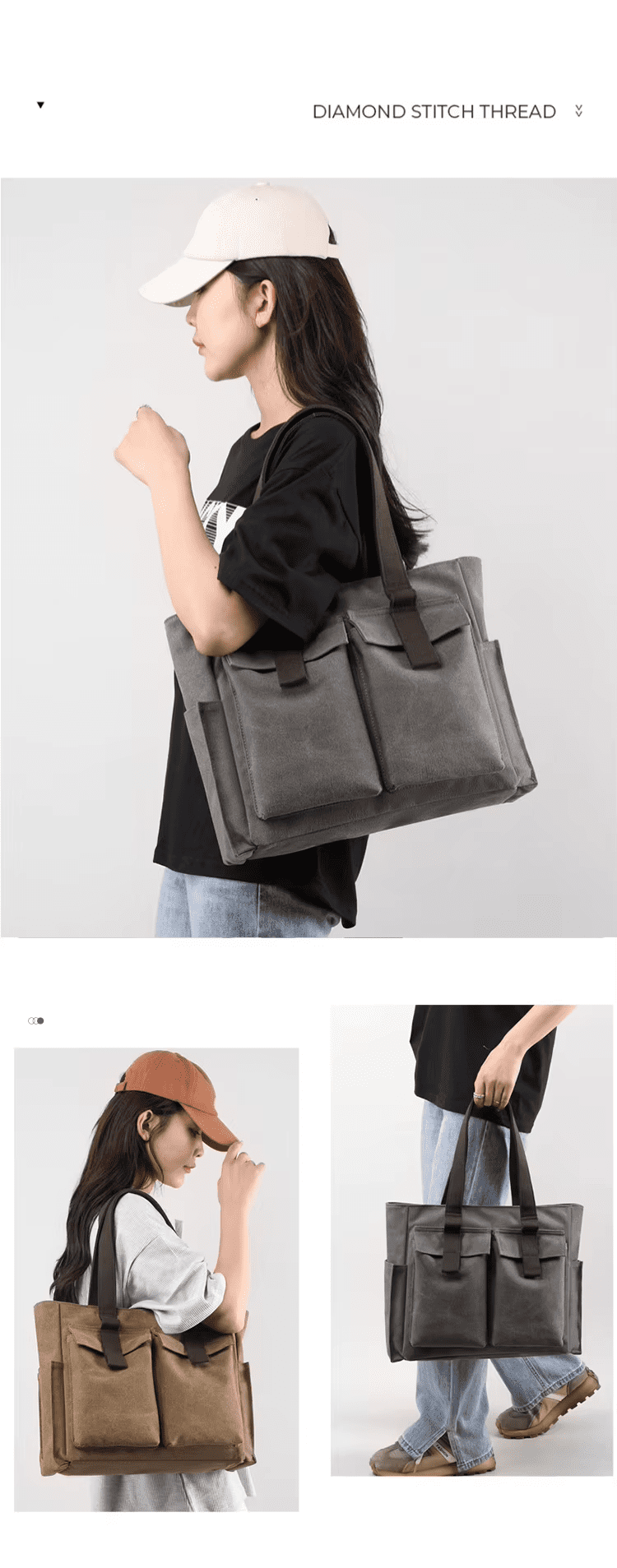 Canvas Shoulder Bag