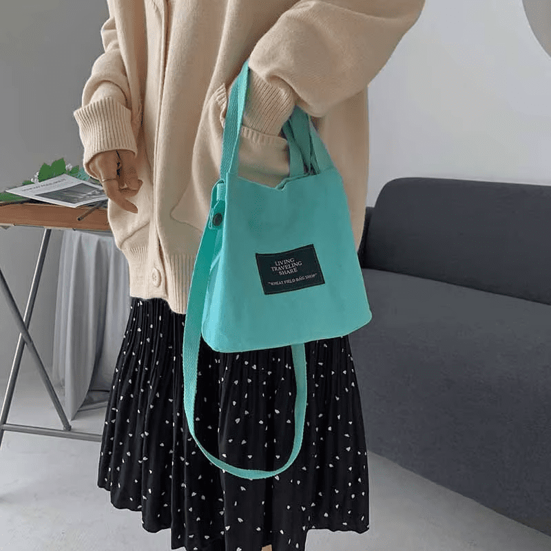 Cotton Crossbody Bag