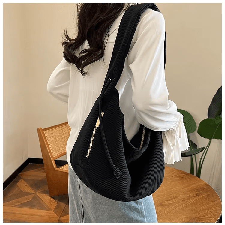 corduroy shoulder bag