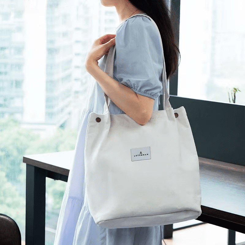 Shoulder Corduroy Tote Bag