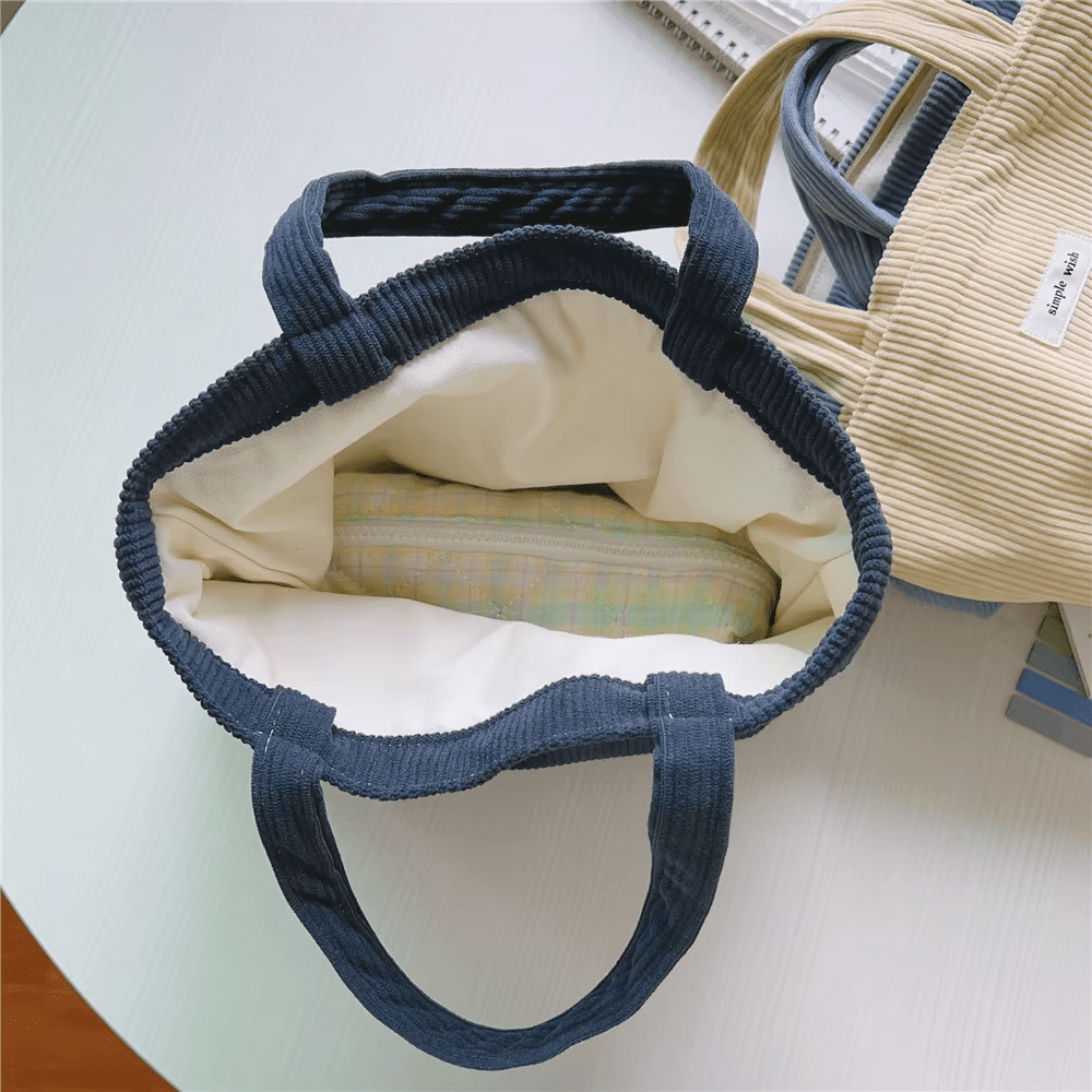 Corduroy Tote Bag