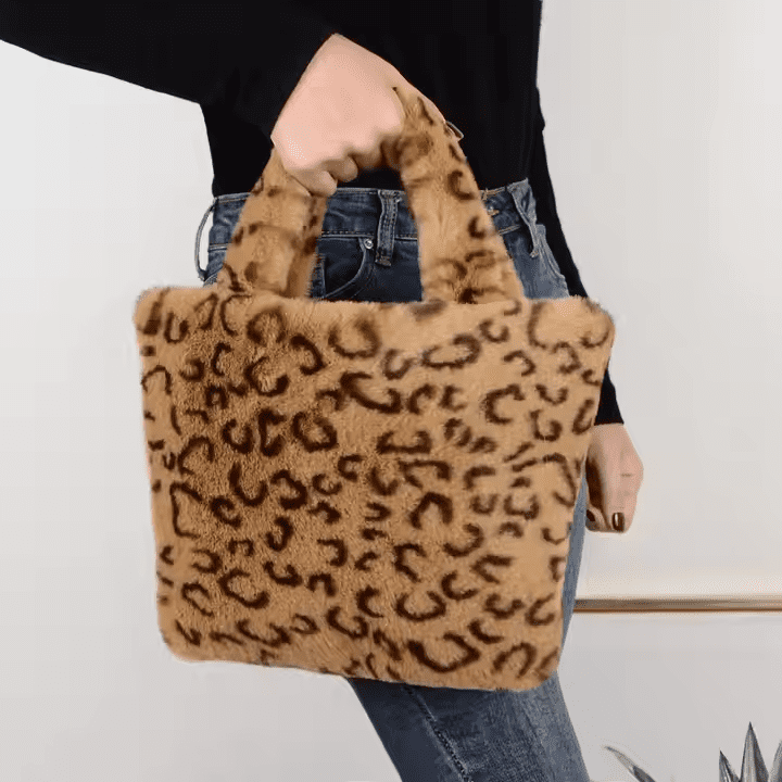 plush shoulder bag